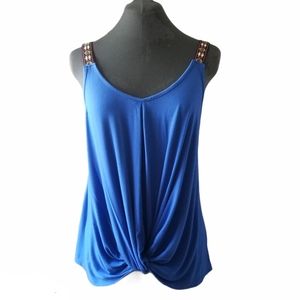 Blue Twist Top